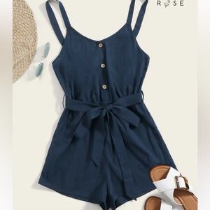 Navy blue SHEIN xs romper